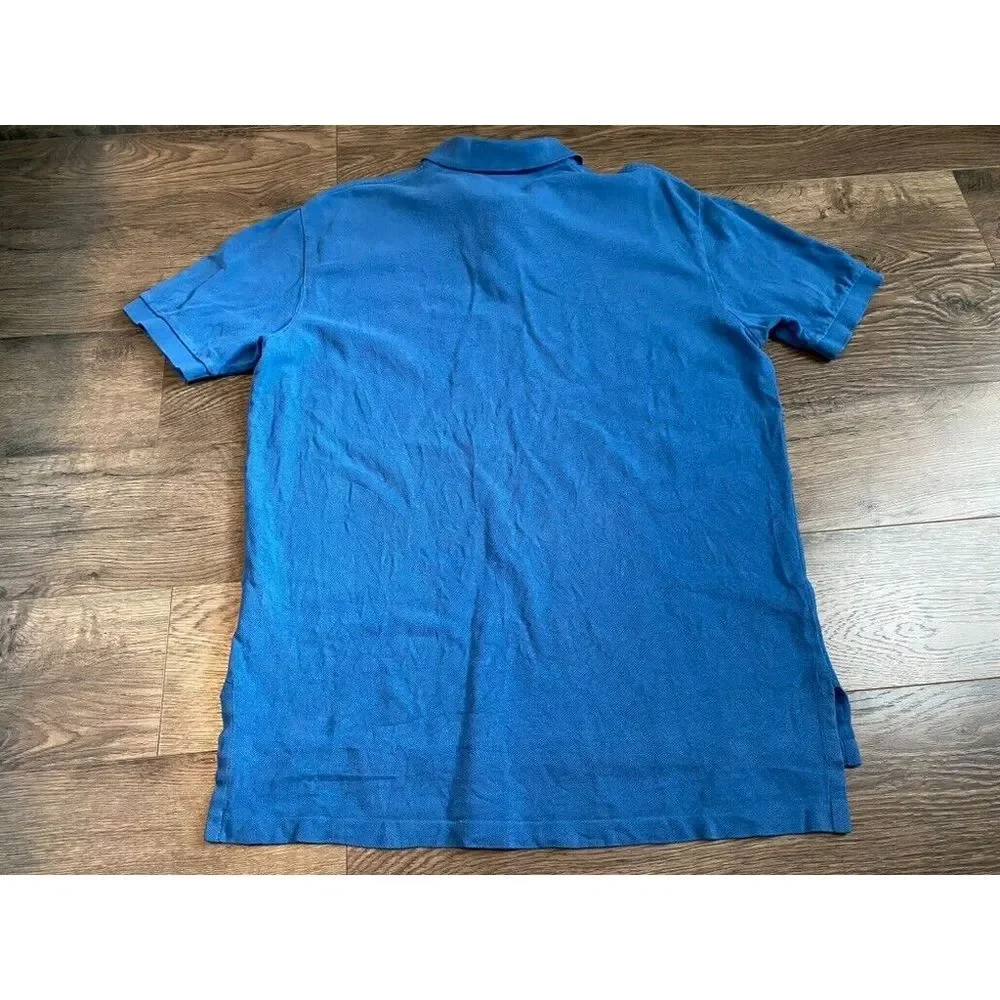 Mens Polo by Ralph Lauren short sleeve blue polo 100% cotton size L